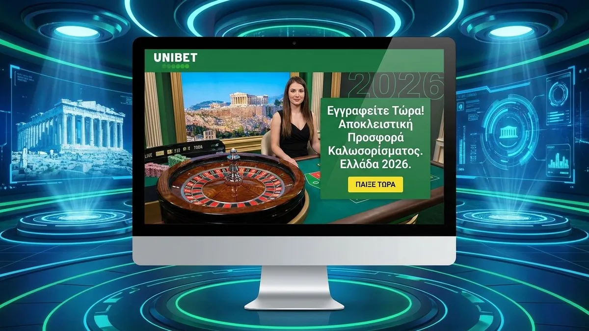Εγγραφή με μπόνους στο Unibet