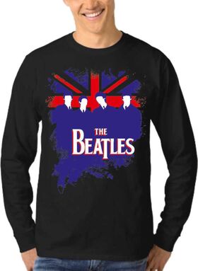 Μπλούζα Φούτερ Sweatshirt Rock THE BEATLES dj1262
