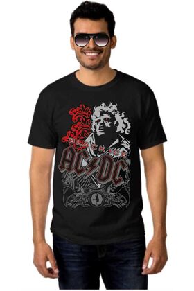 Rock t-shirt ACDC  Black Ice