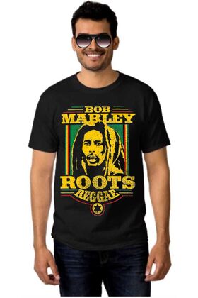 Μπλουζάκι Rock t-shirt BOB MARLEY Roots Reggae