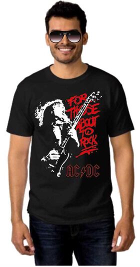 Rock t-shirt ACDC For Those About To Rock