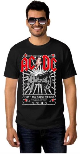 Rock tshirt ACDC  For Those About to Rock