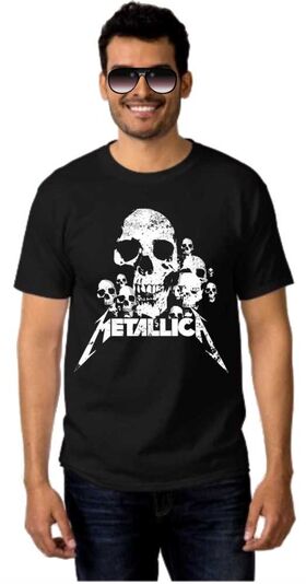 Μπλουζάκι Rock t-shirt METALLICA skulls