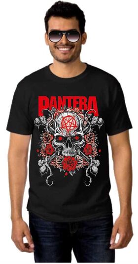 Μπλουζάκι Rock t-shirt Pantera Skull